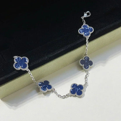 [Kaelin Vow]CLOVER 5 MOTIF PIETERSITE BRACELET COLLECTION