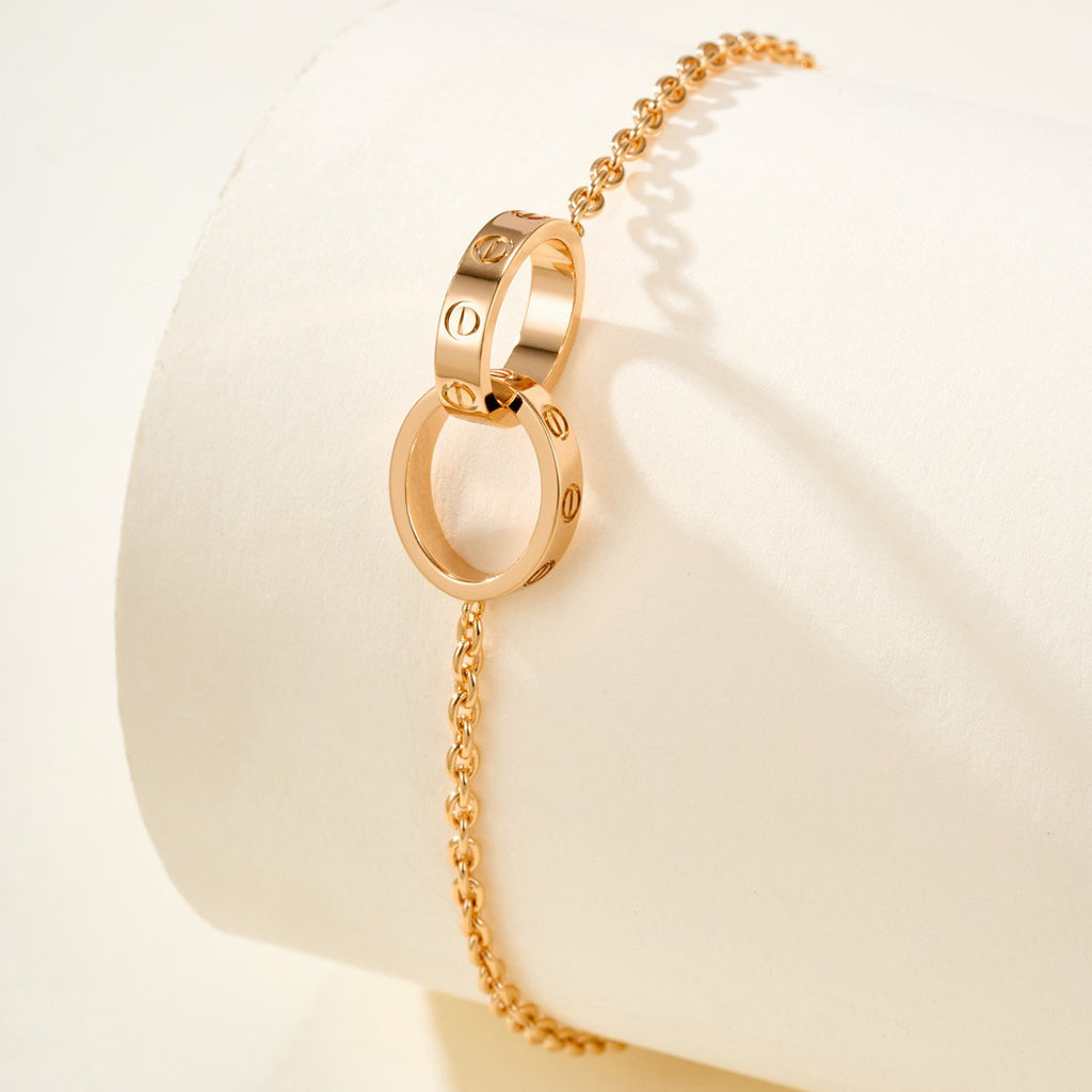 [Kaelin Vow]LOVE BRACELET DOUBLE RING