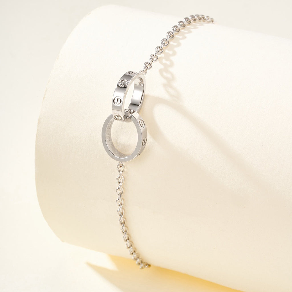 [Kaelin Vow]LOVE BRACELET DOUBLE RING