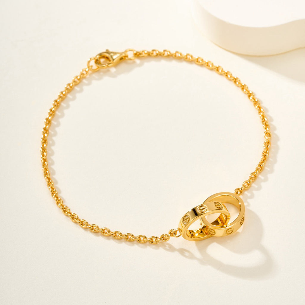 [Kaelin Vow]LOVE BRACELET DOUBLE RING