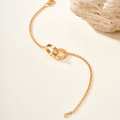 [Kaelin Vow]LOVE BRACELET DOUBLE RING