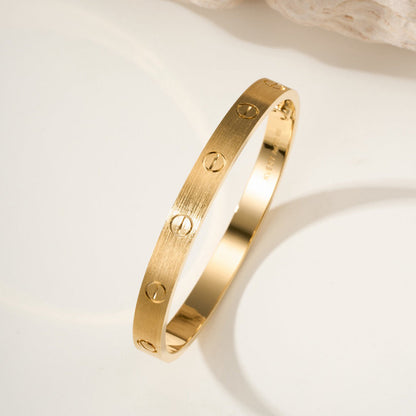 [Kaelin Vow]LOVE BRACELET 6.1MM BRUSHED