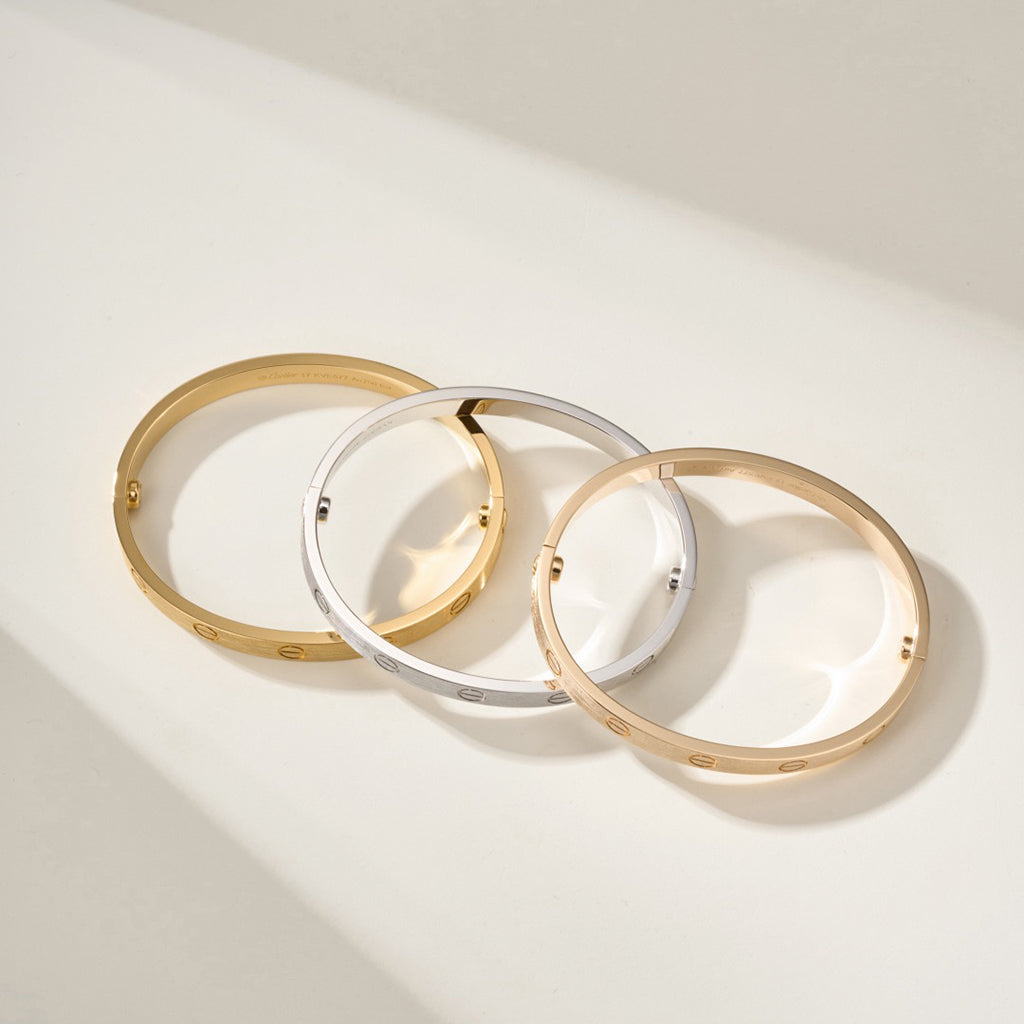 [Kaelin Vow]LOVE BRACELET 6.1MM BRUSHED