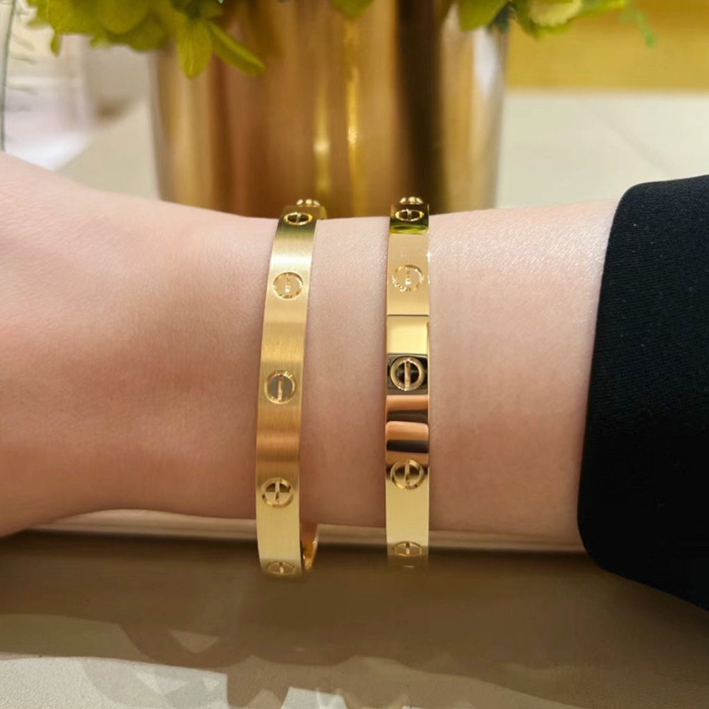 [Kaelin Vow]LOVE BRACELET 6.1MM BRUSHED