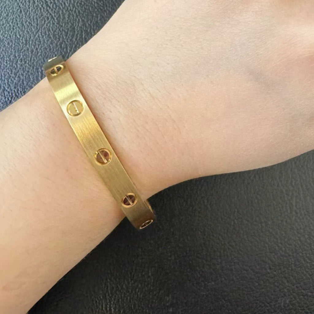 [Kaelin Vow]LOVE BRACELET 6.1MM BRUSHED