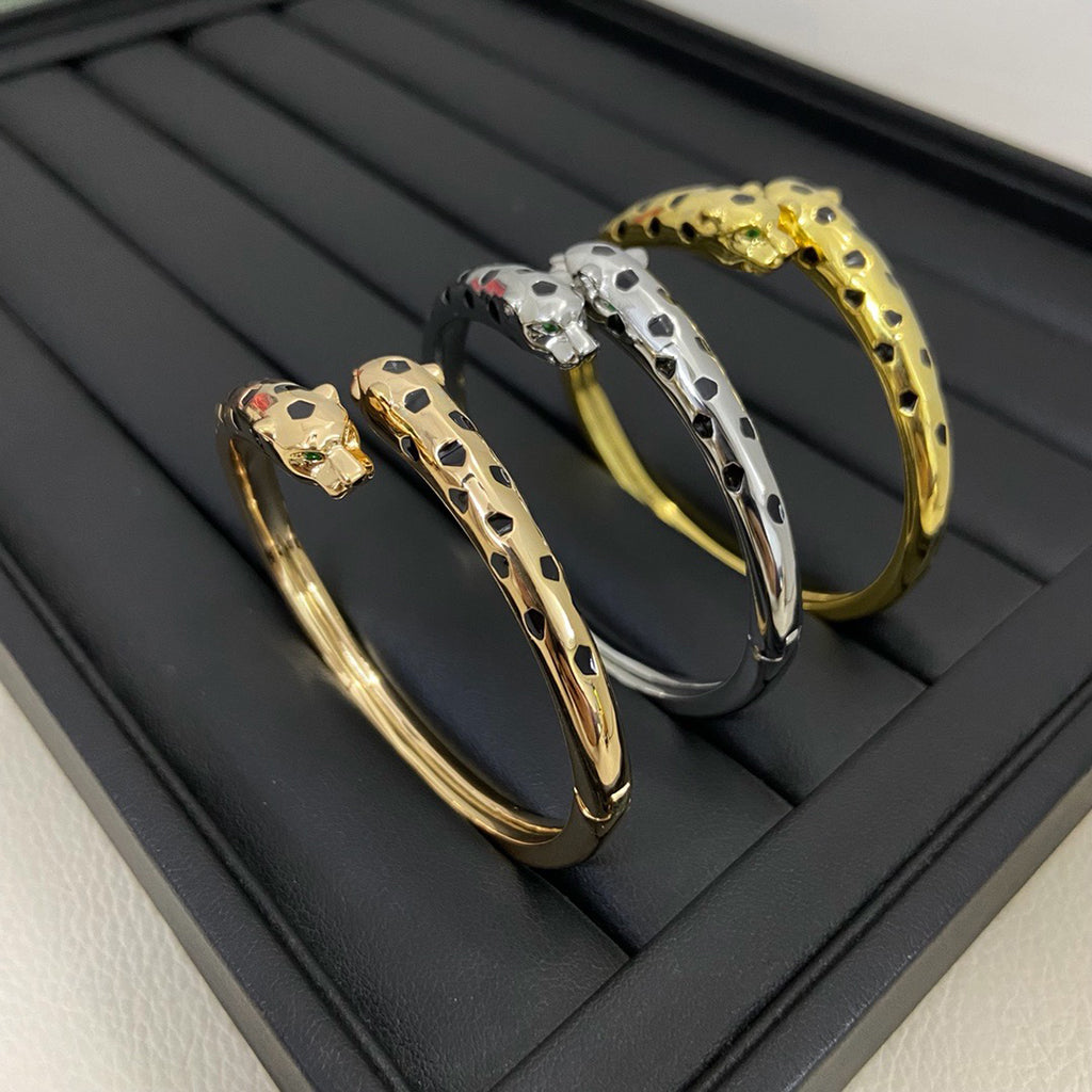 [Kaelin Vow]PANTHERE DOUBLE HEADED OPEN BRACELET