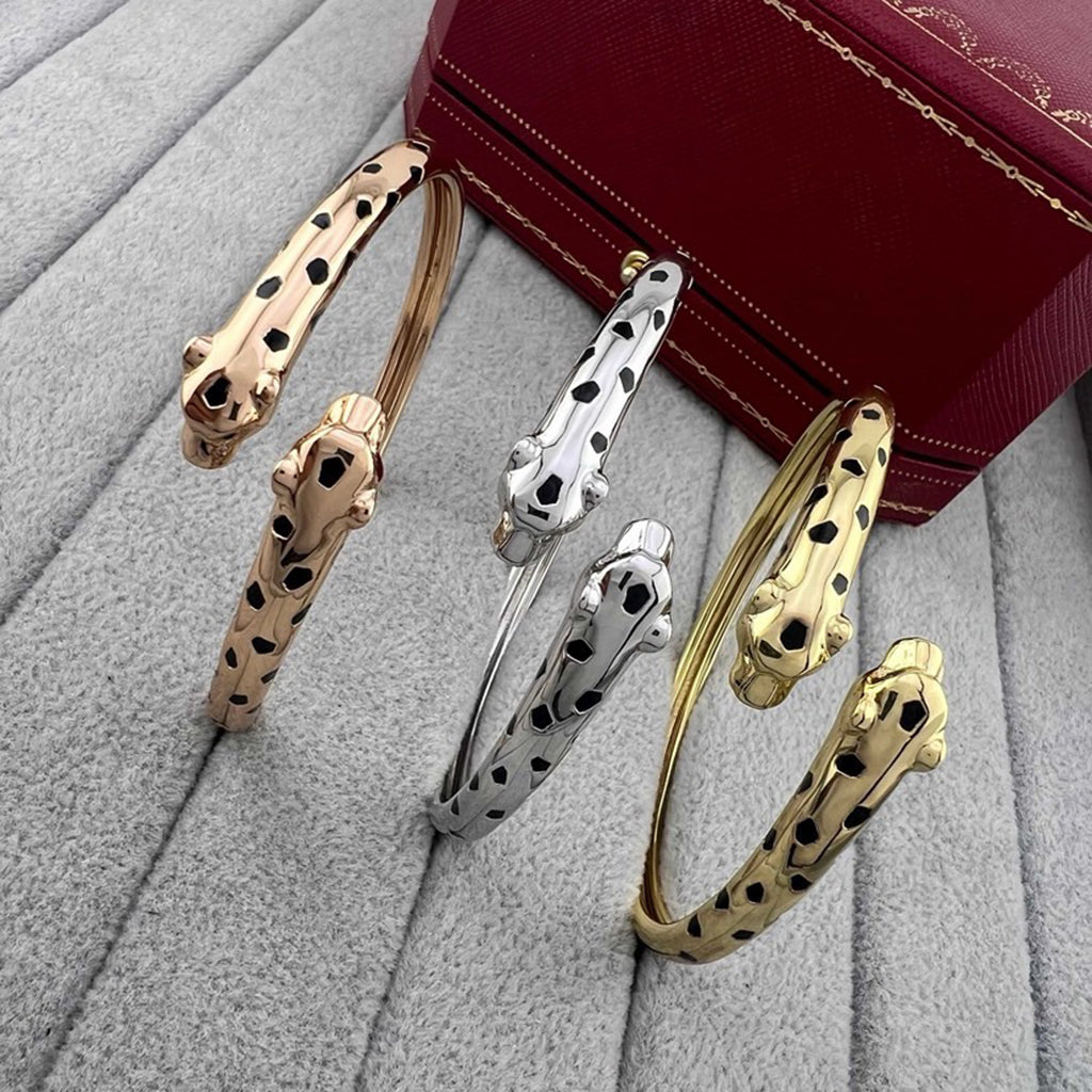 [Kaelin Vow]PANTHERE DOUBLE HEADED OPEN BRACELET