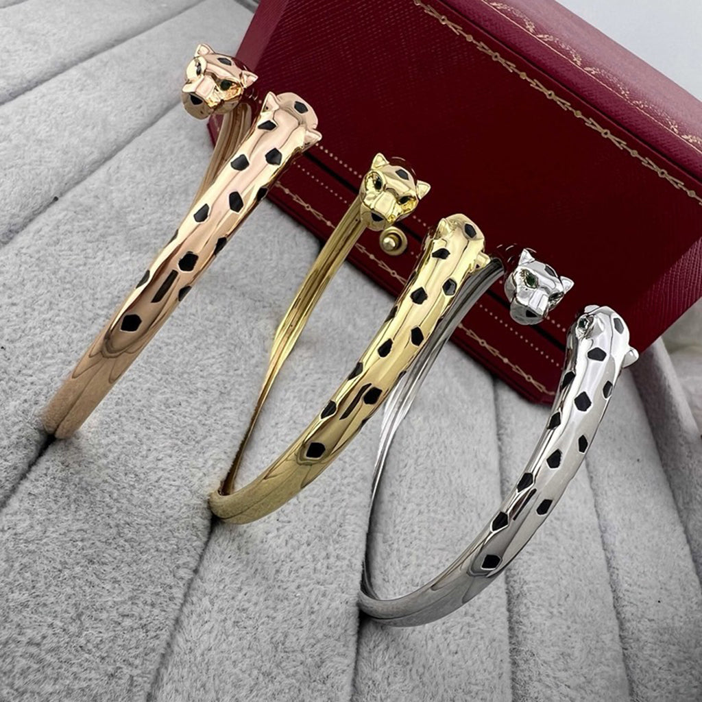 [Kaelin Vow]PANTHERE DOUBLE HEADED OPEN BRACELET