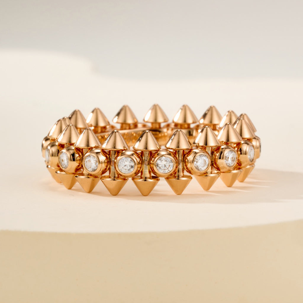 [Kaelin Vow]CLASH 6.8MM DIAMOND MEDIUM RING