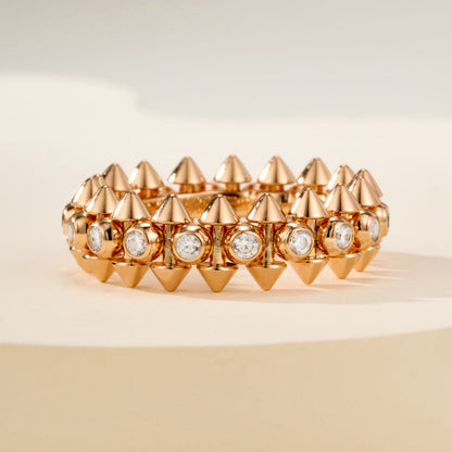 [Kaelin Vow]CLASH 6.8MM DIAMOND MEDIUM RING