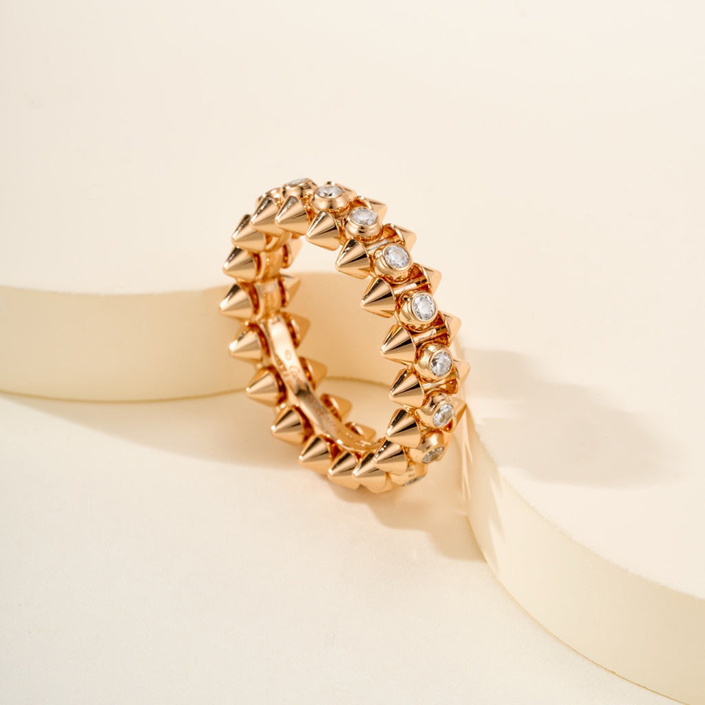 [Kaelin Vow]CLASH 6.8MM DIAMOND MEDIUM RING