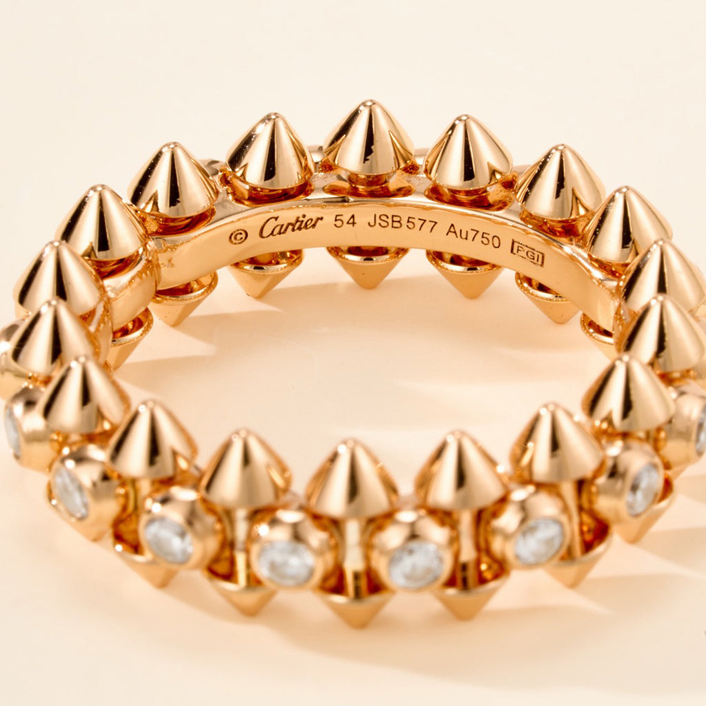 [Kaelin Vow]CLASH 6.8MM DIAMOND MEDIUM RING