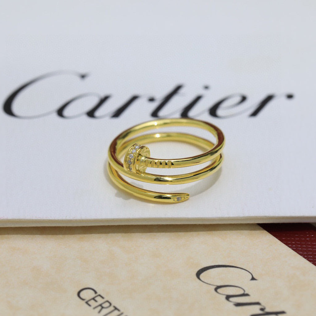 [Kaelin Vow]JUSTE RING 4.8MM HALF DIAMOND