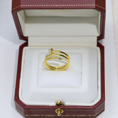 [Kaelin Vow]JUSTE RING 4.8MM HALF DIAMOND