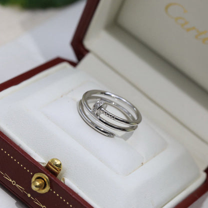 [Kaelin Vow]JUSTE RING 4.8MM HALF DIAMOND