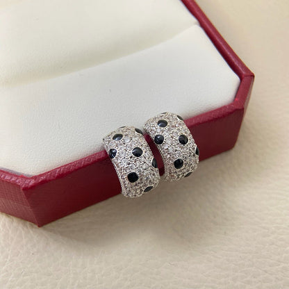 [Kaelin Vow]PANTHERE MINI OHRRINGE MIT DIAMANTBESATZ
