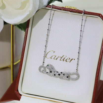 [Kaelin Vow]PANTHERE PAVED DIAMOND NECKLACE