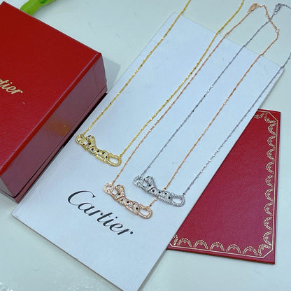 [Kaelin Vow]PANTHERE PAVED DIAMOND NECKLACE