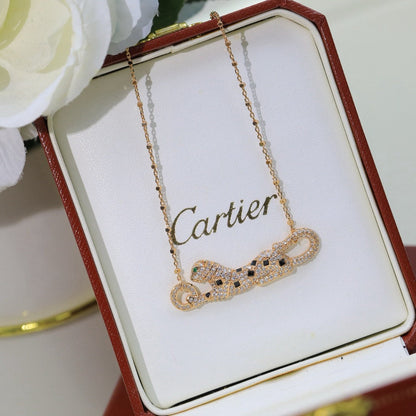 [Kaelin Vow]PANTHERE PAVED DIAMOND NECKLACE