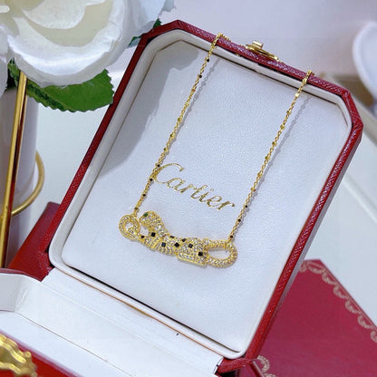 [Kaelin Vow]PANTHERE PAVED DIAMOND NECKLACE