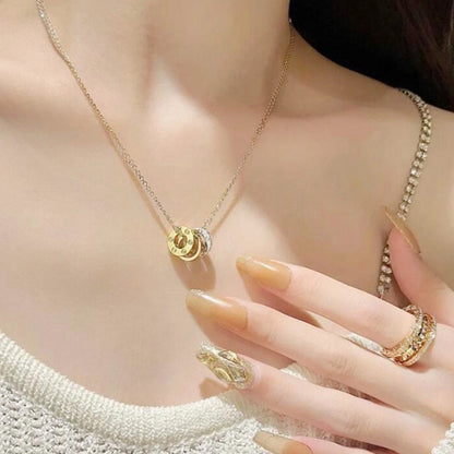 [Kaelin Vow]LOVE 6 DIAMOND PENDANT NECKLACE