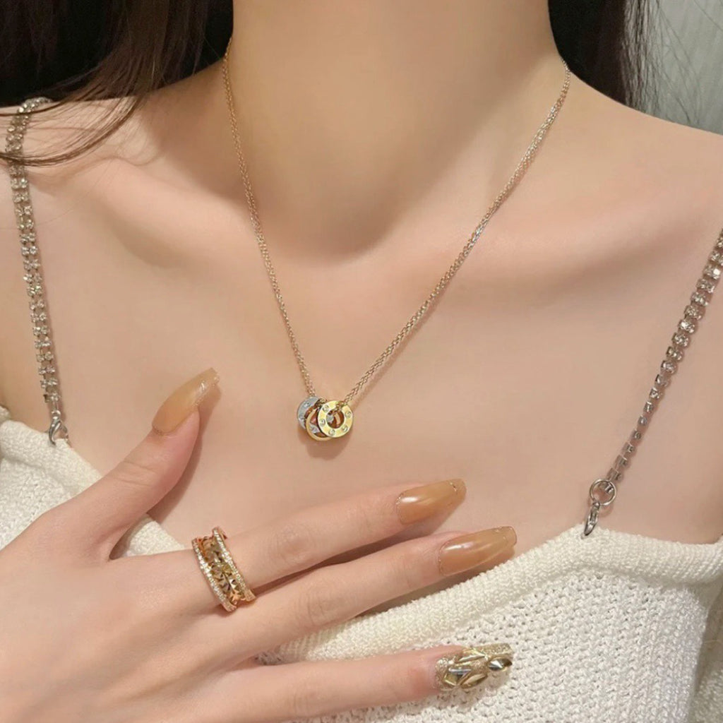 [Kaelin Vow]LOVE 6 DIAMOND PENDANT NECKLACE
