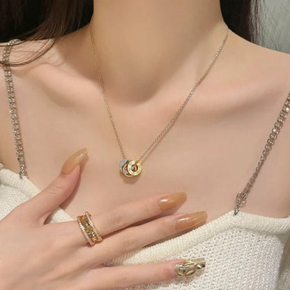 [Kaelin Vow]LOVE 6 DIAMOND PENDANT NECKLACE