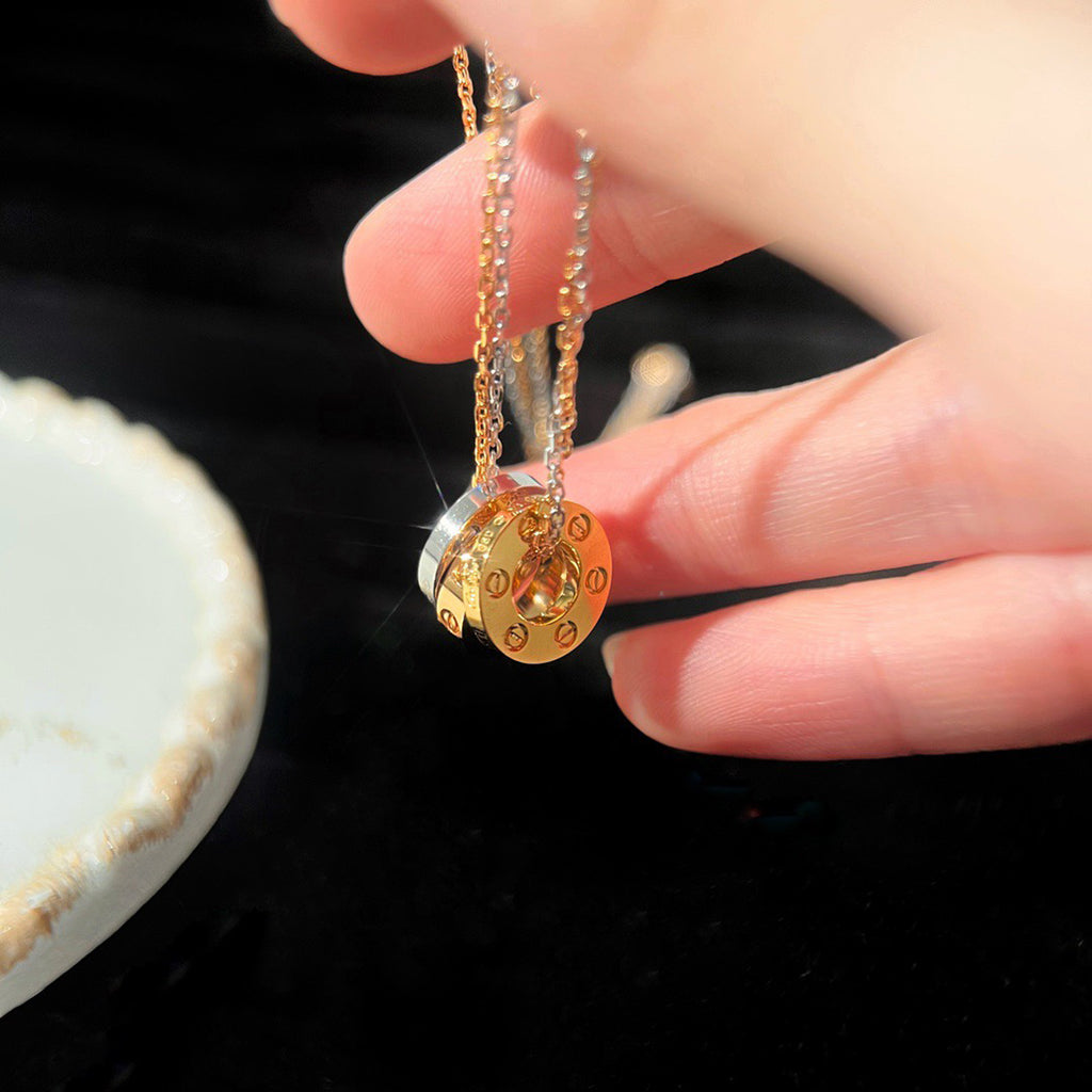 [Kaelin Vow]LOVE 6 DIAMOND PENDANT NECKLACE