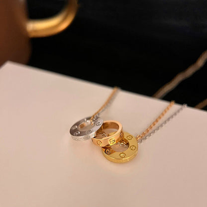 [Kaelin Vow]LOVE 6 DIAMOND PENDANT NECKLACE