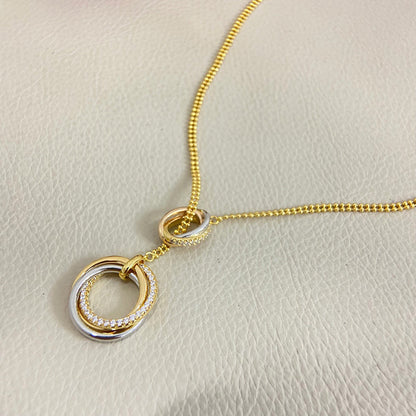 [Kaelin Vow]TRINITY DIAMONDS NECKLACE