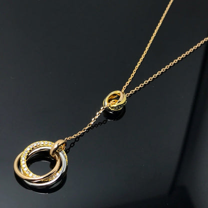 [Kaelin Vow]TRINITY DIAMONDS NECKLACE