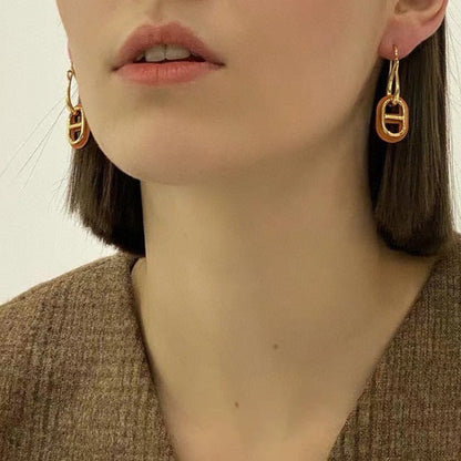 [Kaelin Vow]HM O'MAILLON GOLD EARRINGS