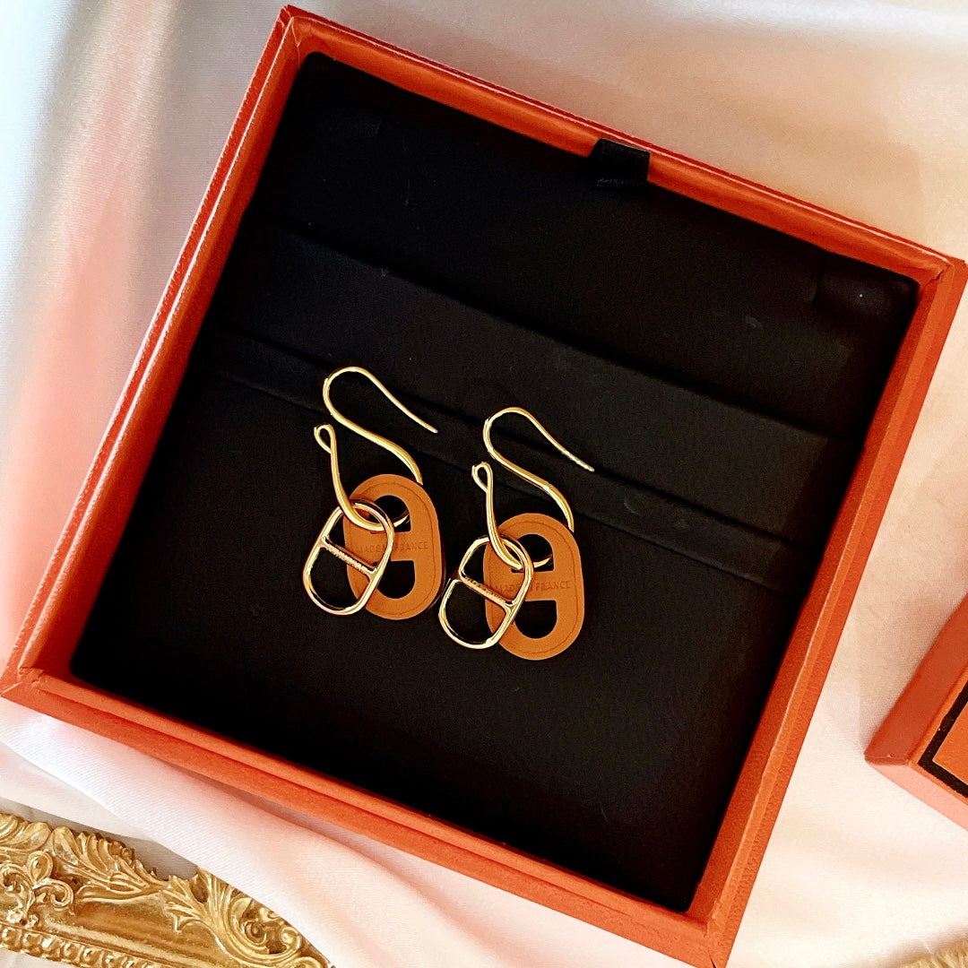 [Kaelin Vow]HM O'MAILLON GOLD EARRINGS