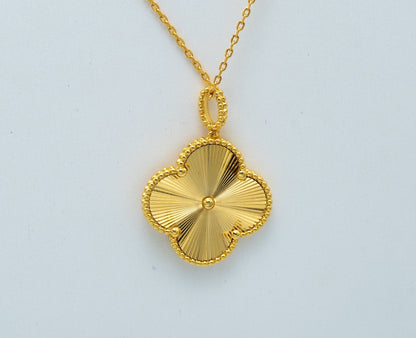 [Kaelin Vow]CLOVER 25MM PEDANT NECKLACE GOLD