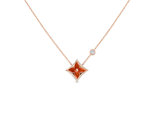[Kaelin Vow]STERN-HALSKETTE ROSÉGOLD 1 DIAMANT