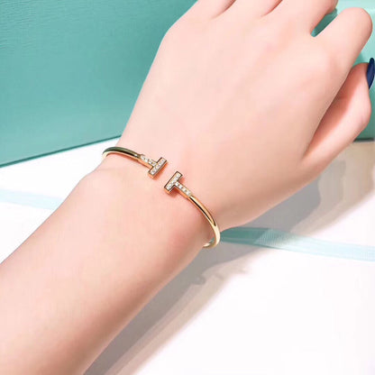 [Kaelin Vow]T BRACELET 1.8MM GOLD DIAMOND