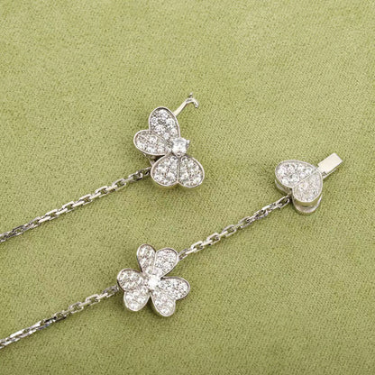 [Kaelin Vow]FRIVOLE SILVER 9 FLOWERS NECKLACE