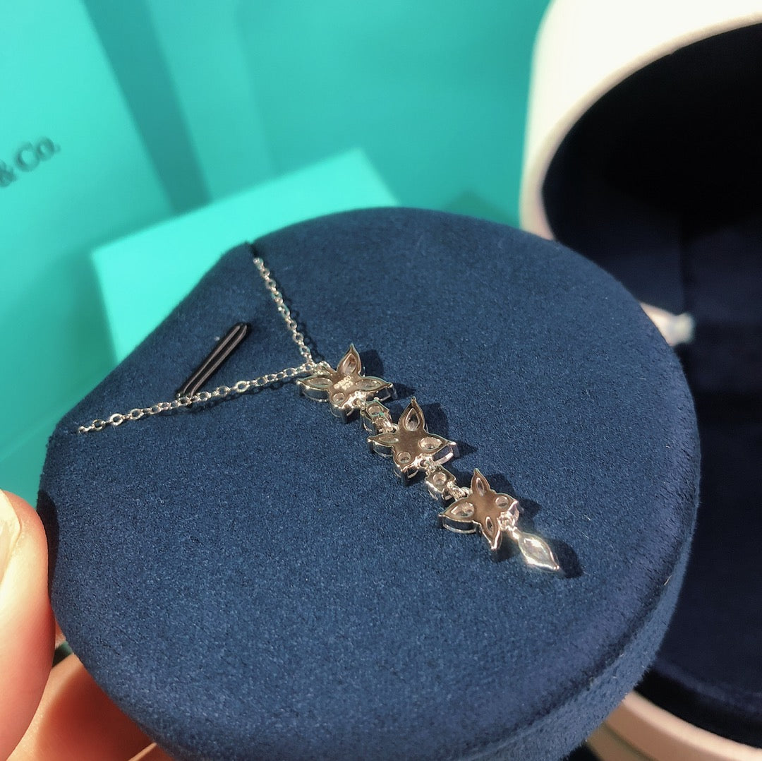 [Kaelin Vow]MIXED CLUSTER DIAMOND DROP PENDANT