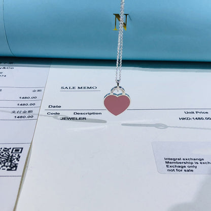 [Kaelin Vow]SMALL HEART TAG PENDANT STERLING SILVER