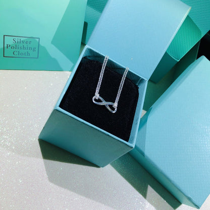 [Kaelin Vow]SILVER INFINITY DOUBLE CHAIN NECKLACE