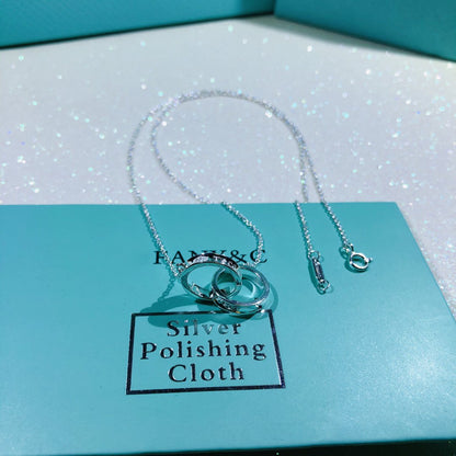 [Kaelin Vow]INTERLOCKING CIRCLES PENDANT SMALL NECKLACE