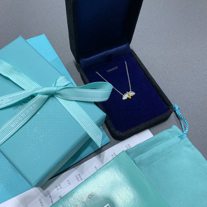 [Kaelin Vow]PAPER FLOWERS YELLOW DIAMOND FIREFLY PENDANT