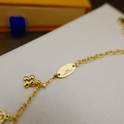 [Kaelin Vow]BLOOMING SUPPLE NECKLACE BRASS