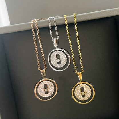 [Kaelin Vow]LUCKY MOVER PM PAVED NECKLACE