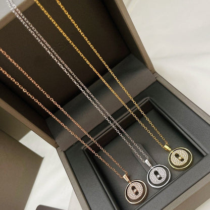 [Kaelin Vow]LUCKY MOVER PM PAVED NECKLACE