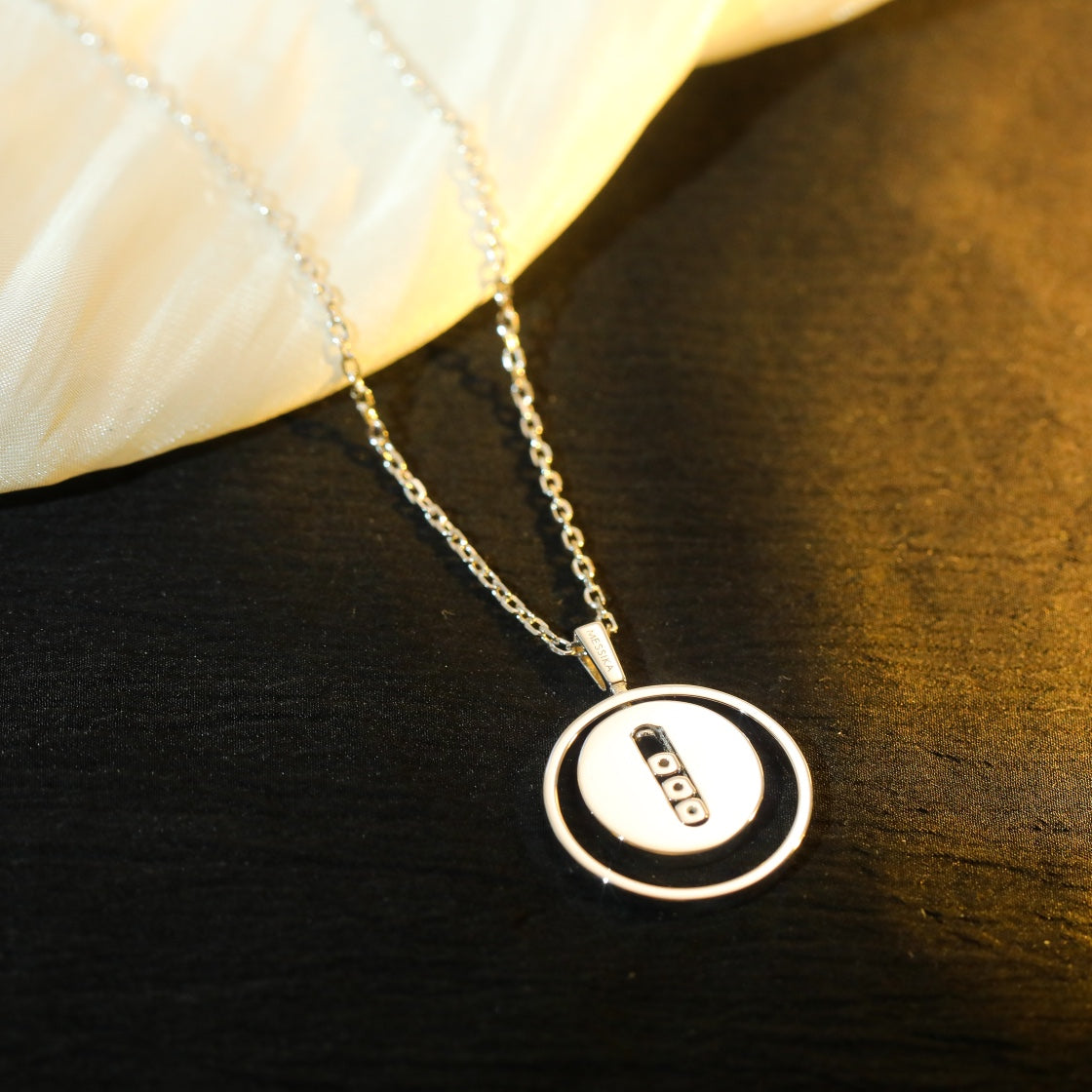 [Kaelin Vow]LUCKY MOVE MM SILVER DIAMOND NECKLACE