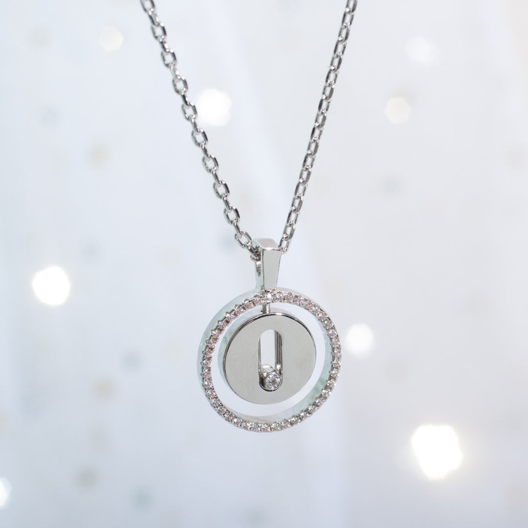 [Kaelin Vow]LUCKY MOVE PM NECKLACE SILVER DIAMOND
