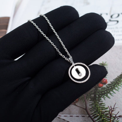 [Kaelin Vow]LUCKY MOVE PM NECKLACE SILVER DIAMOND