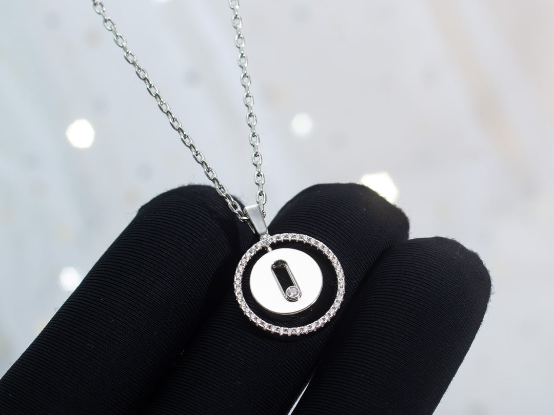 [Kaelin Vow]LUCKY MOVE PM NECKLACE SILVER DIAMOND
