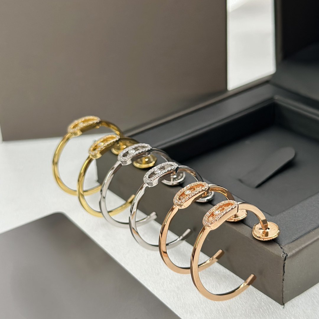 [Kaelin Vow]CREOLES MOVE UNO PM DIAMOND EARRINGS